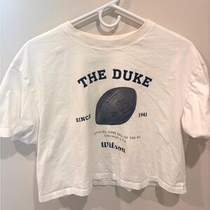 Wilson The Duke White Graphic Tee Women’s S/M